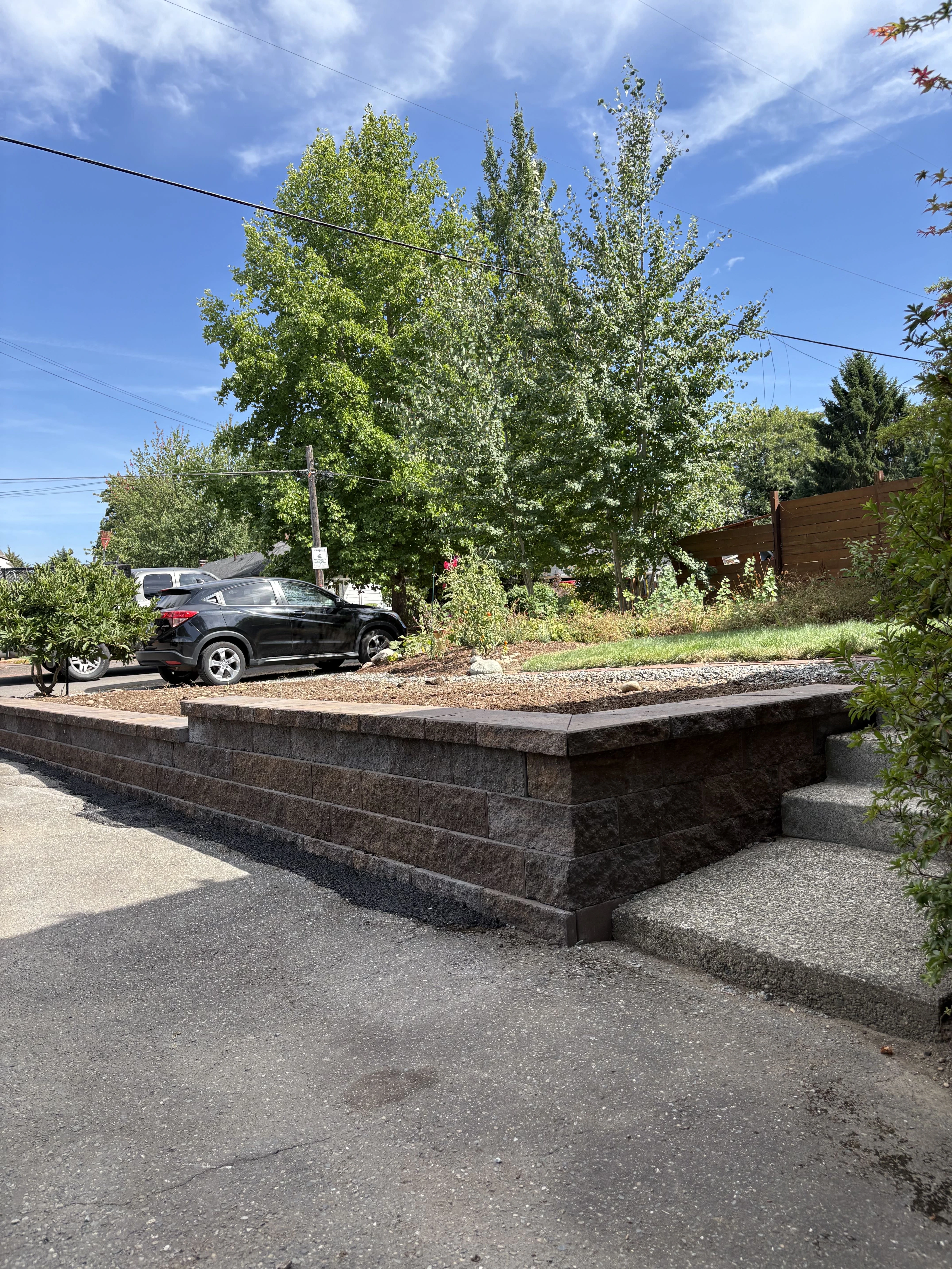 Paver walkways, driveways, and hardscape installation